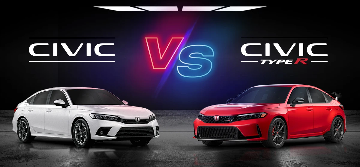 Civic Type R vs Honda Civic — Features and Prices