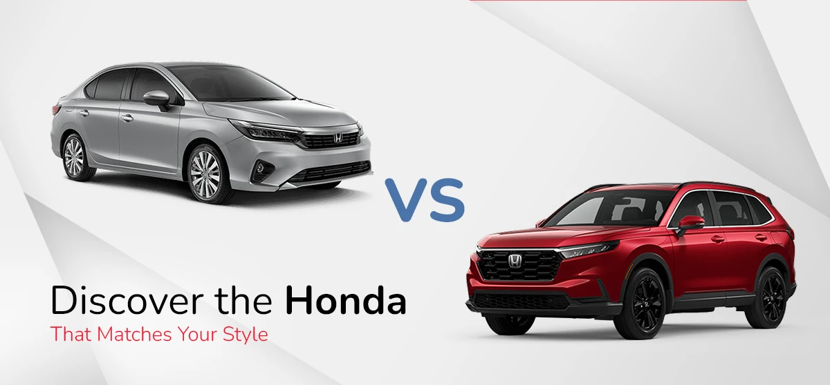 Sedan vs SUV: a Guide to Choosing the Ideal Honda for you in Aruba